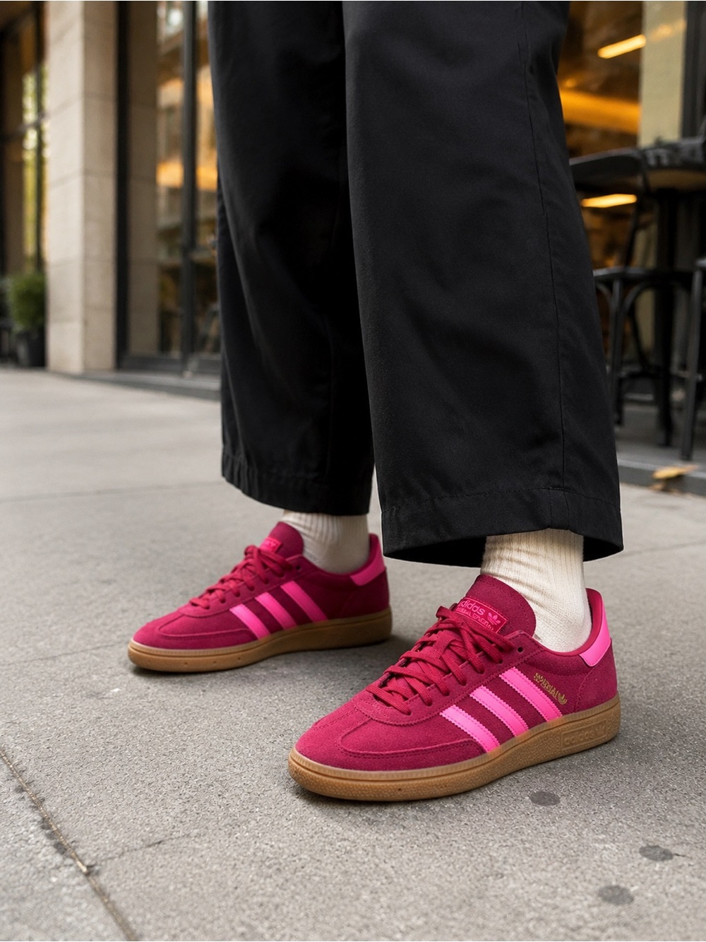 Adidas Handball Spezial Ruby Red Pink Youth 6.5 / Women’s 7.5 NWT